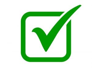 checkmark